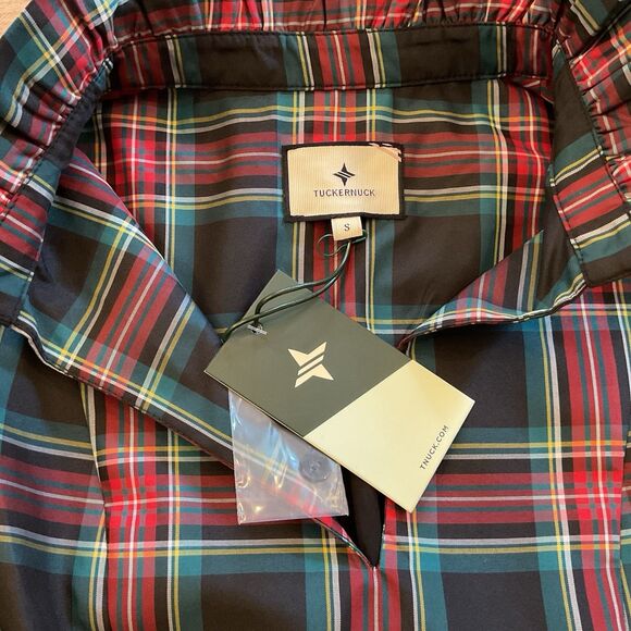 Tuckernuck Palmerston Dress Highland Tartan Plaid Ruffle Neck Small NEW - Picture 7 of 10